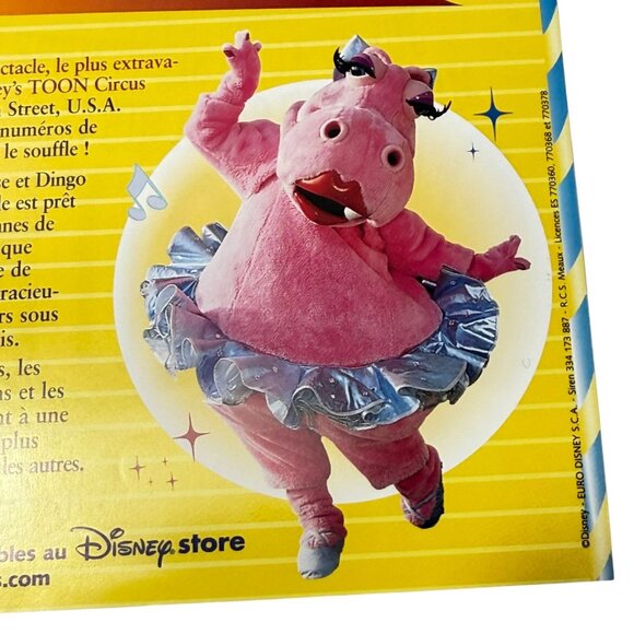 Paris Disneyland Circus Cirque Flyer Paris France 2001 Mickey and His Friends - Picture 5 of 6